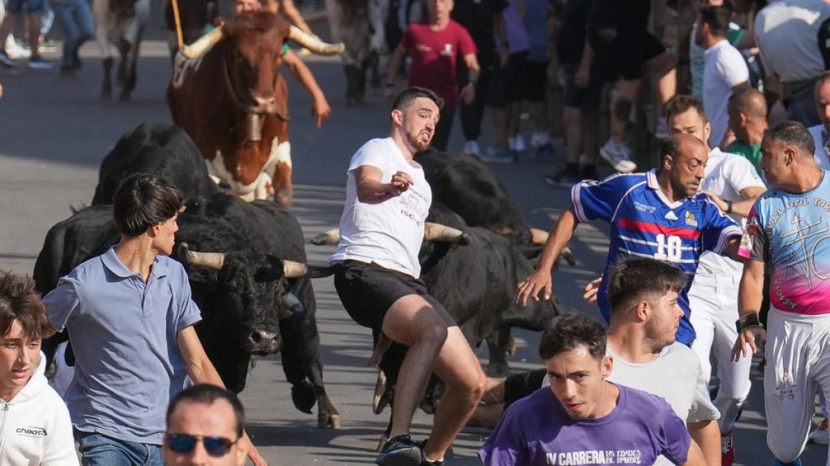 Encierro por las calles de Íscar