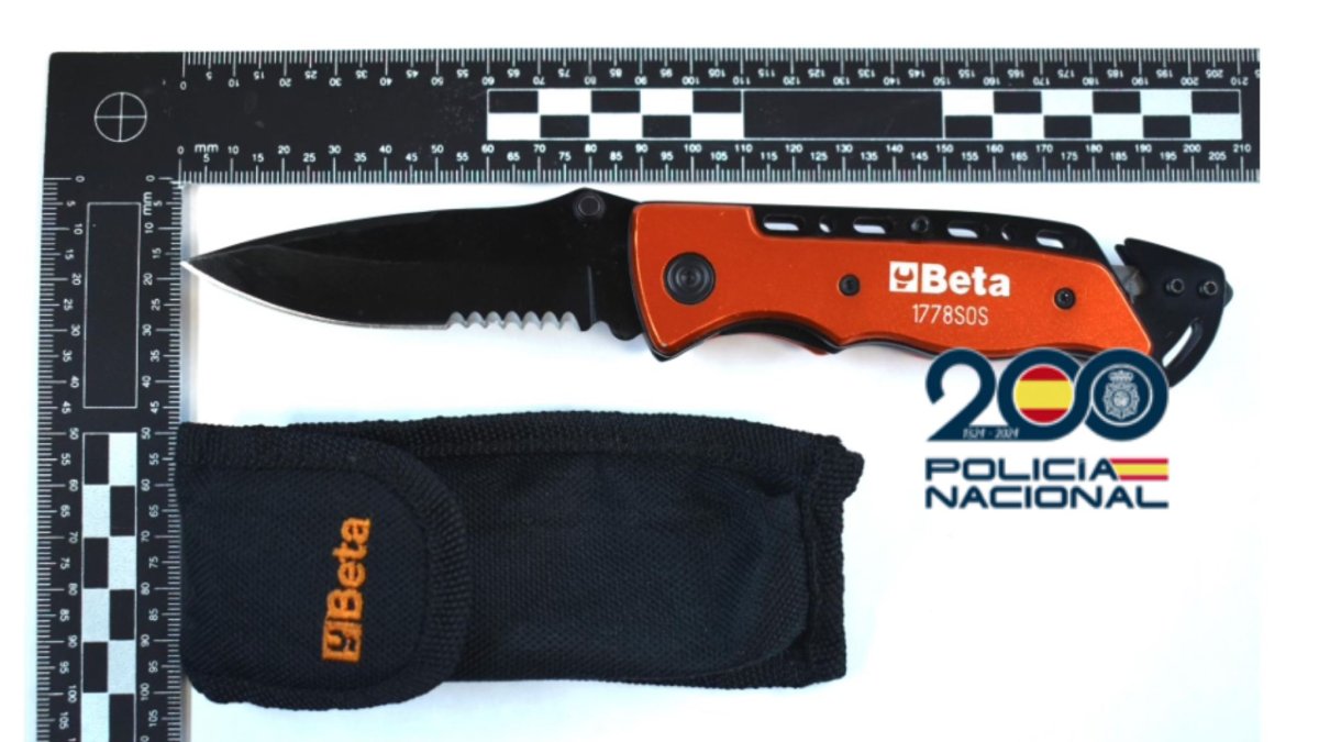 Arma requisada por la Policía Nacional