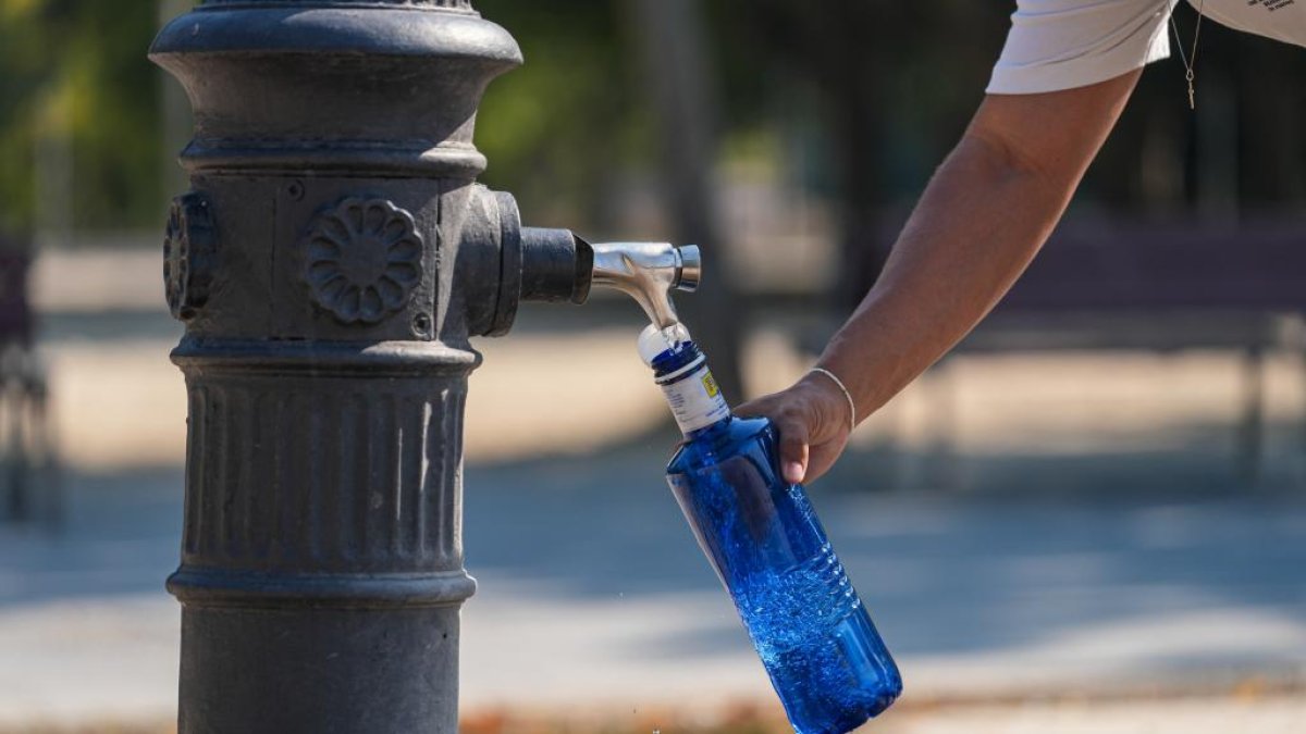 Primer día de la segunda ola de calor en el centro de Valladolid