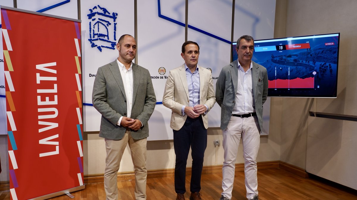 Presentación de la etapa de la Vuelta a España en Valladolid.