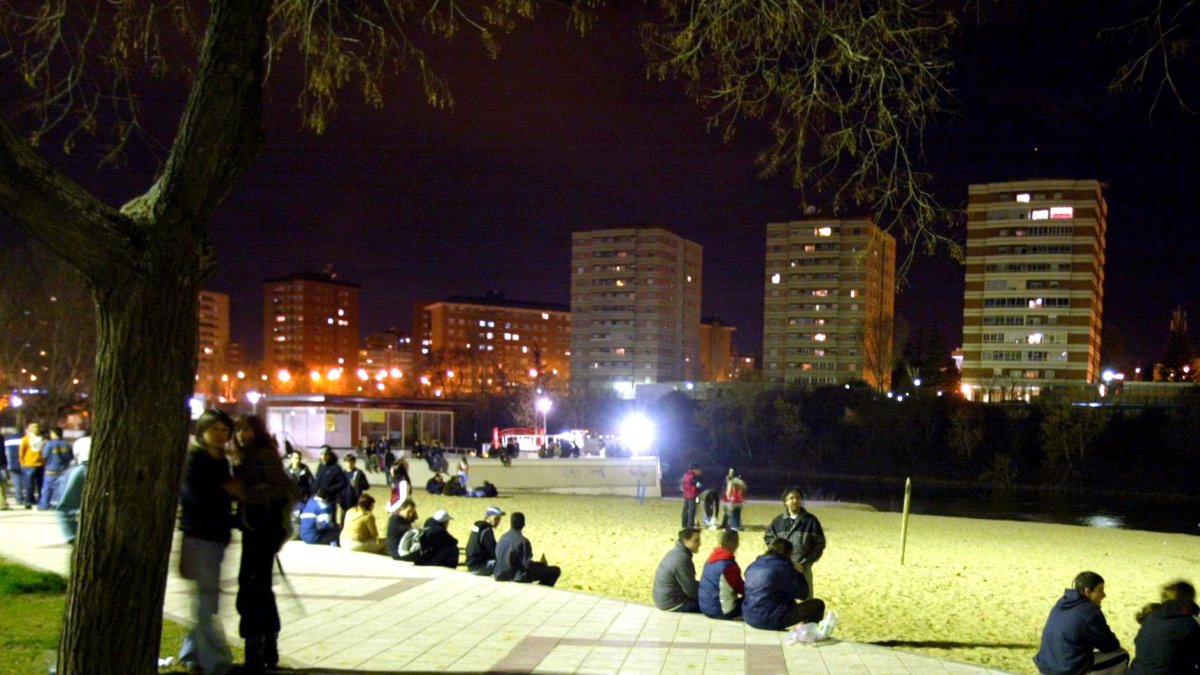 La Playa de Las Moreras de Valladolid, en una imagen de archivo