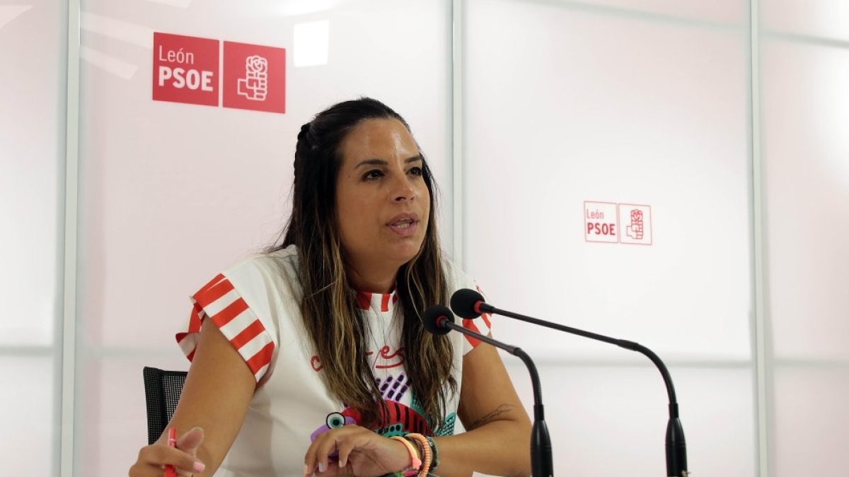 La vicesecretaria general del PSOECyL, Nuria Rubio, informa de la reunión de la Permanente de la Ejecutiva del PSOECyL.