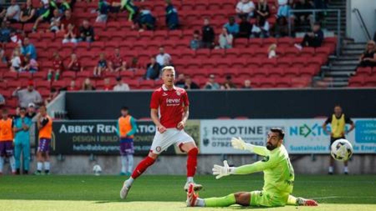 Guilherme, en el amistoso contra el Bristol.