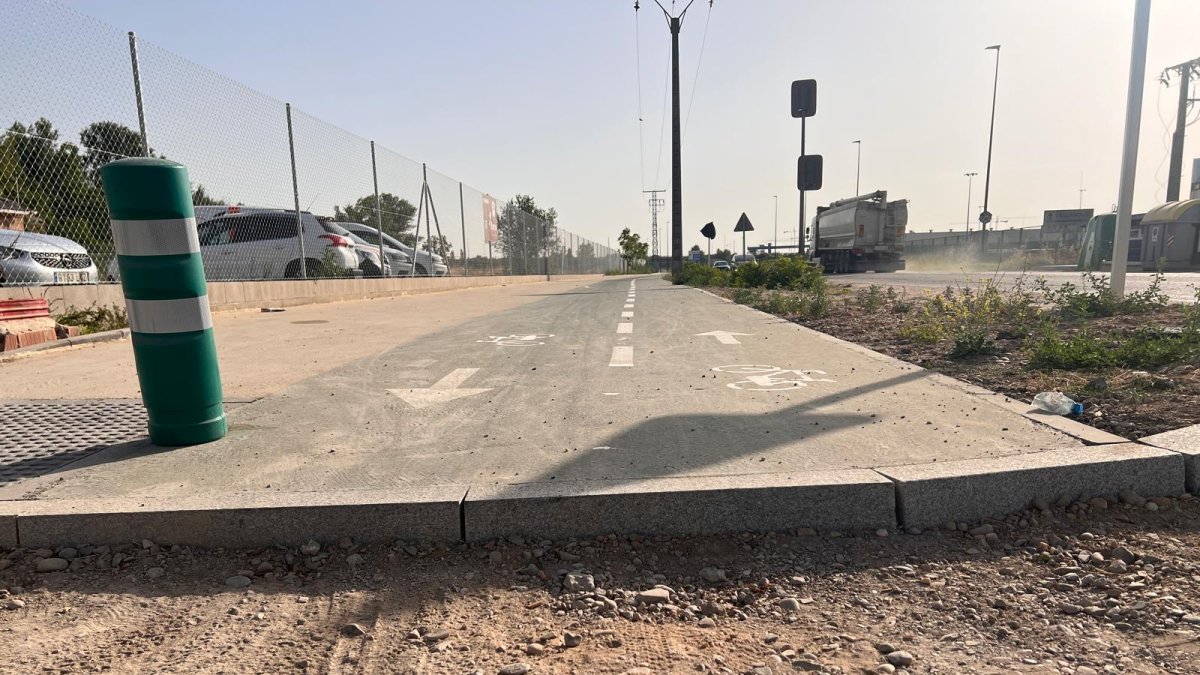 Fotos carril bici Camino Viejo Simancas.