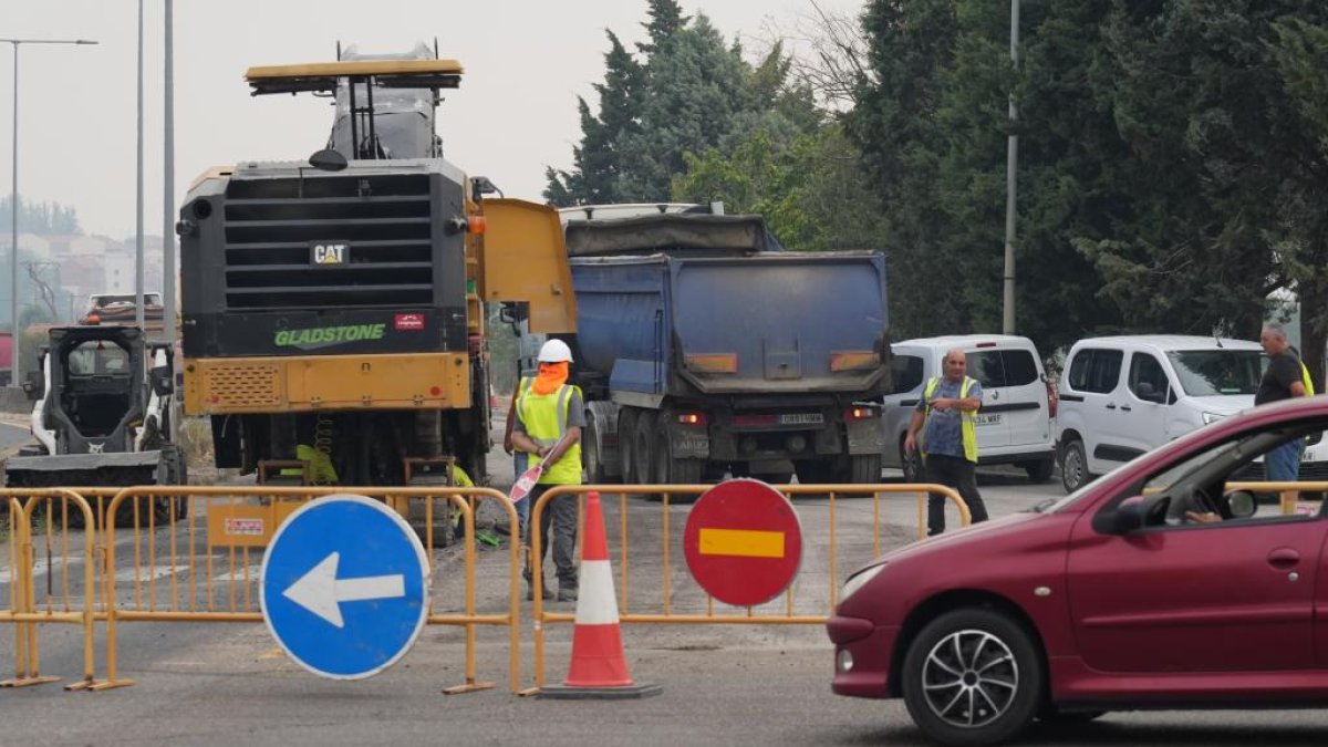 Obras de humanización de la VA-20.