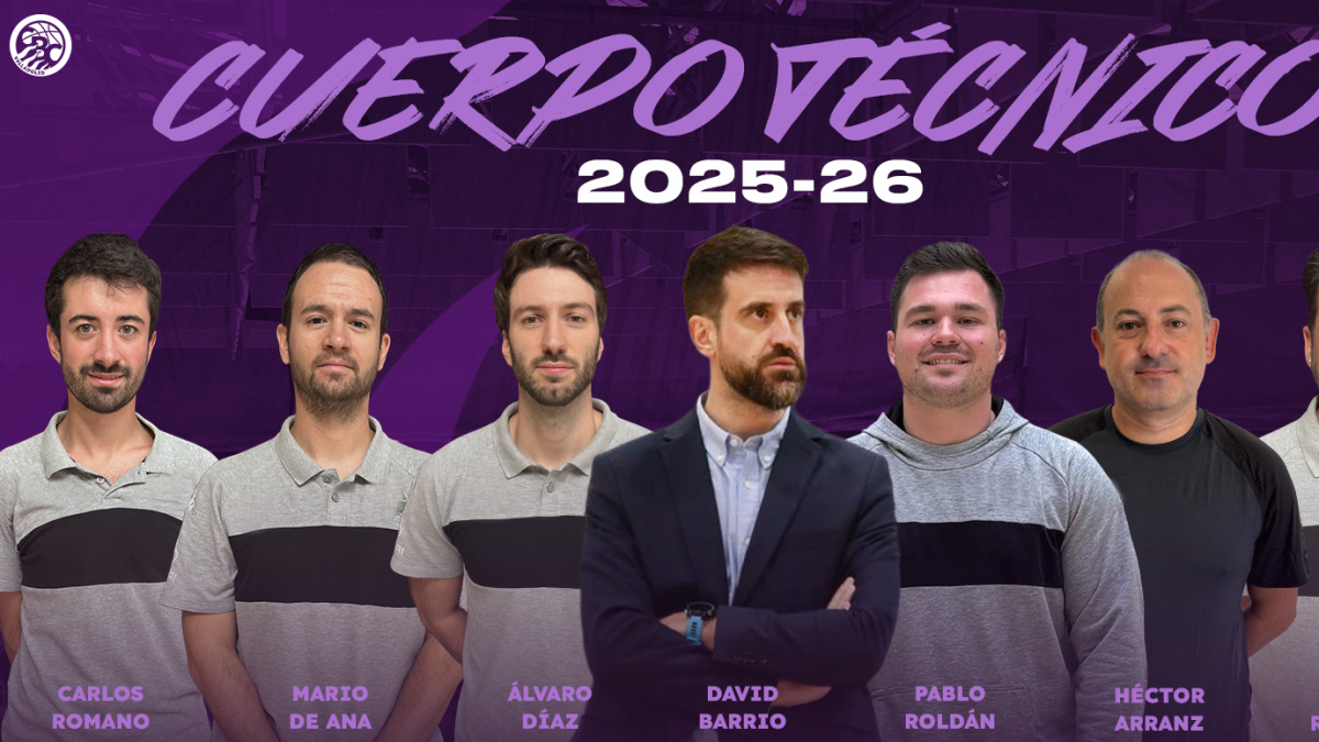 Cuerpo técnico del UEMC-CBCV 25-26.