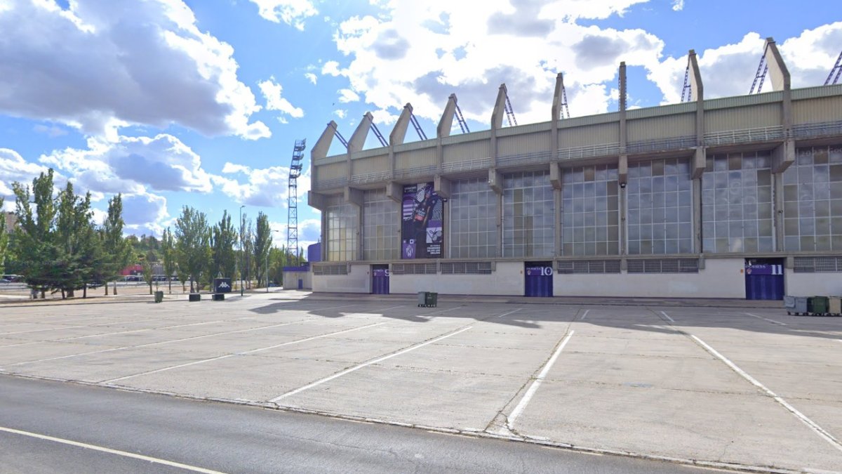 Aparcamiento del estadio José Zorrilla de Valladolid, nueva ubicación temporal del mercadillo y el rastro.