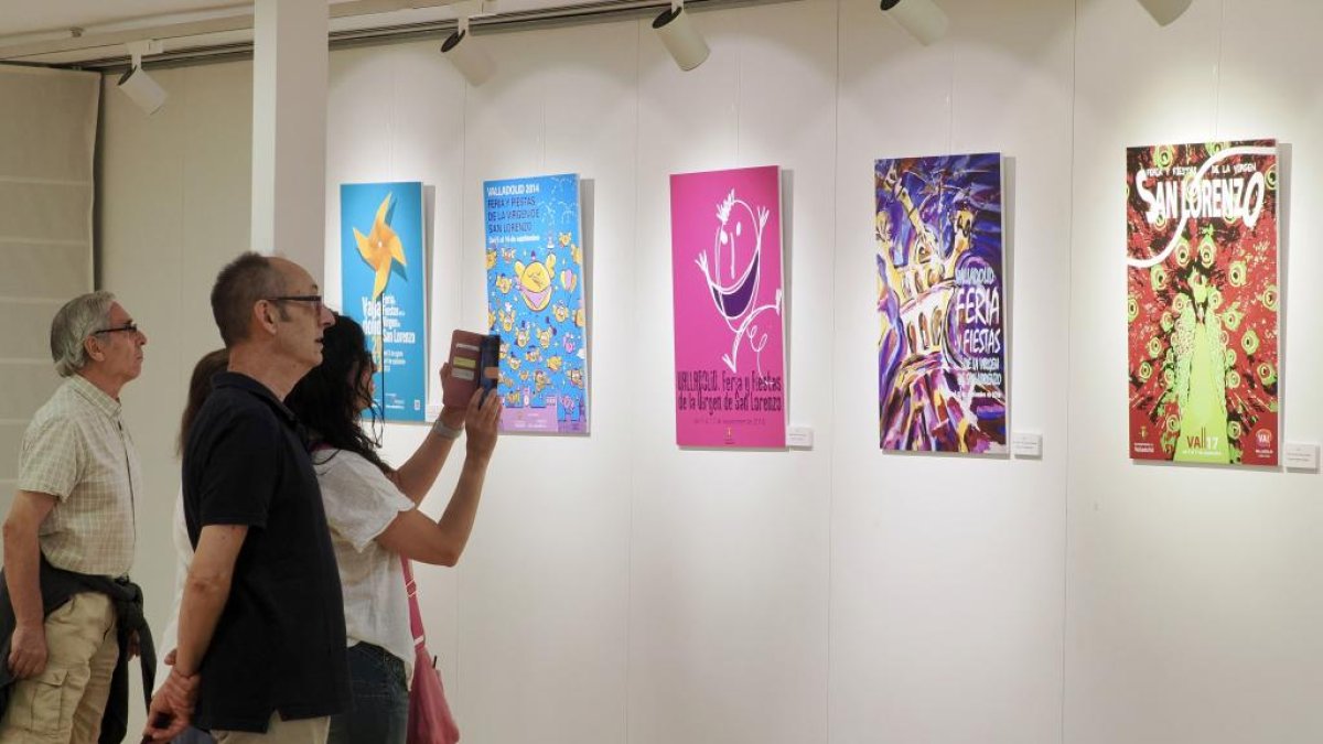Exposición de carteles de las fiestas de la virgen de San Lorenzo
