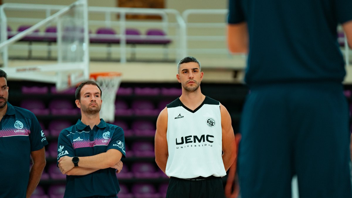 Pablo Marín, en un entrenamiento.