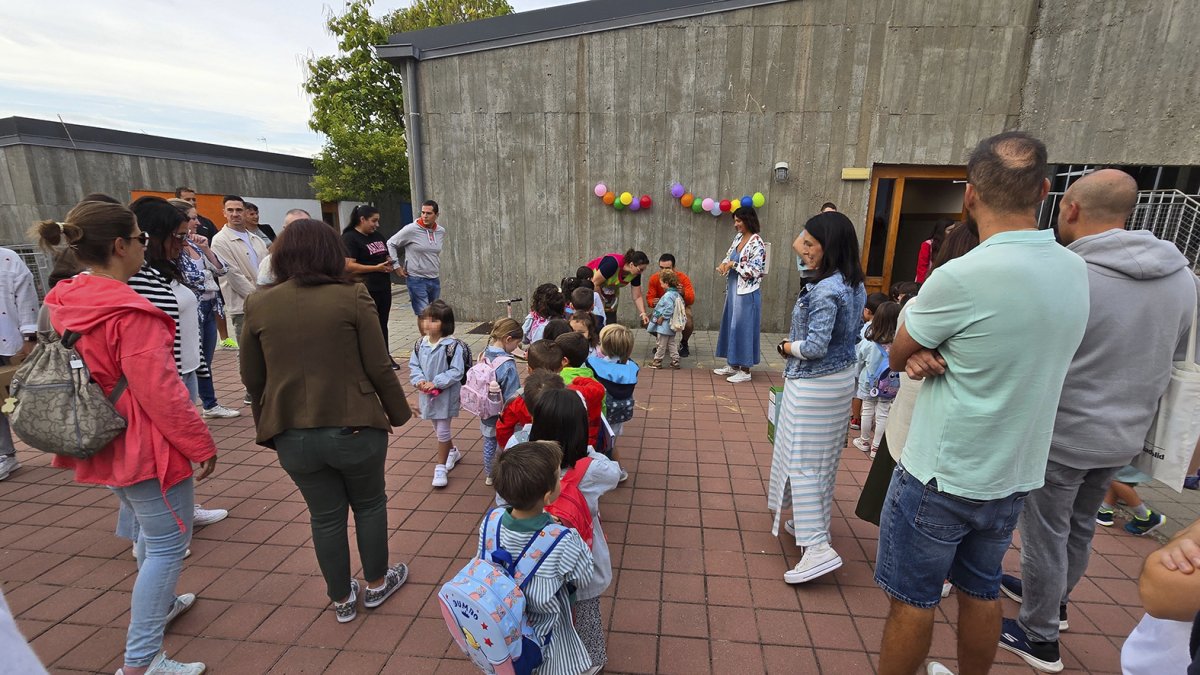 Primer día de colegio en Arroyo de la Encomienda