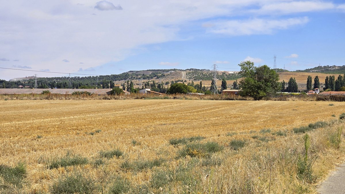 Terrenos donde se ubicará la futura megafábrica de baterías de Inobat en Valladolid, en un imagen de archivo.