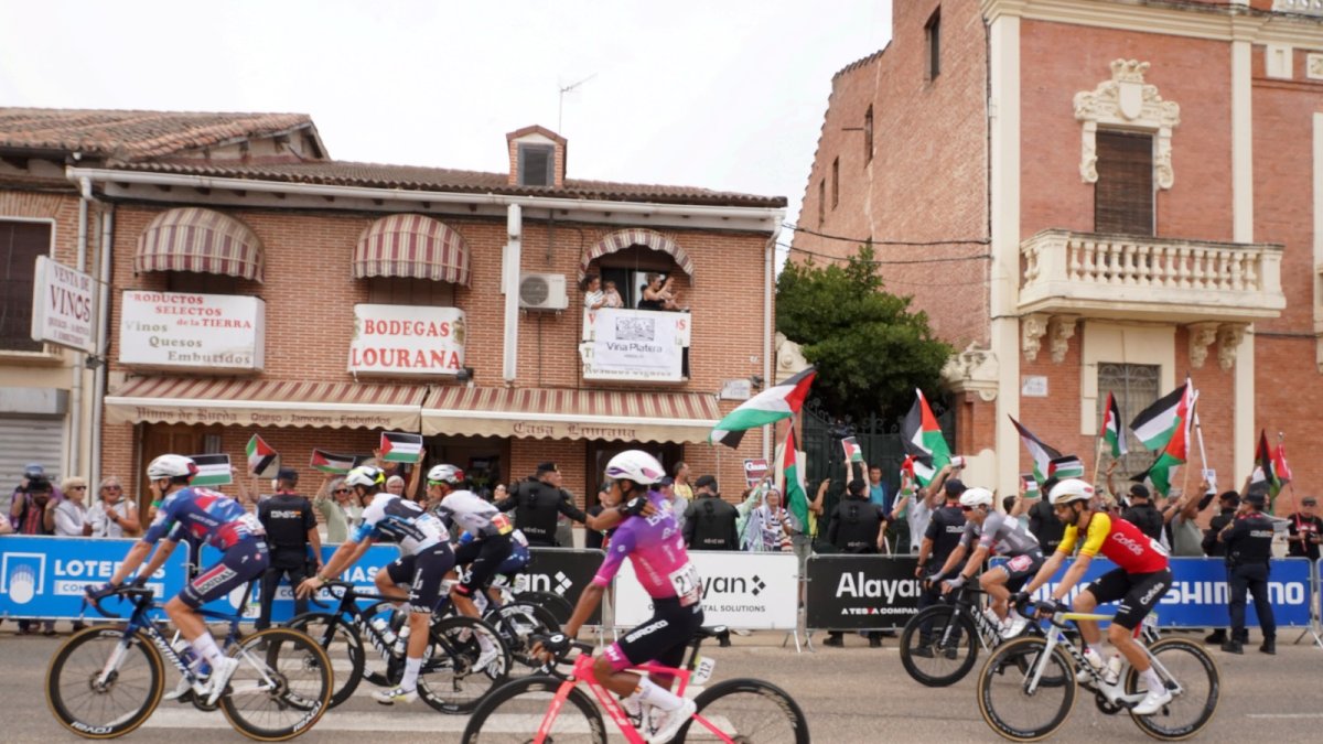 La Vuelta a su paso por la provincia de Valladolid.