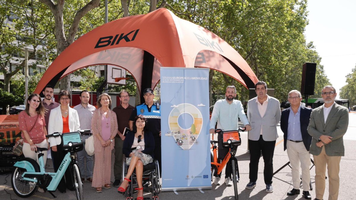 El concejal de movilidad, Alberto Gutiérrez Alberca, presenta la semana de la Movilidad de Valladolid