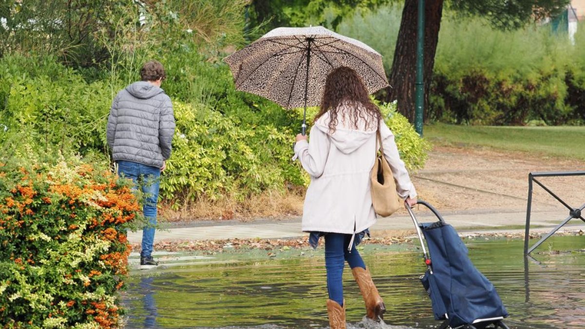 Tormenta de Valladolid, en una imagen de archivo.