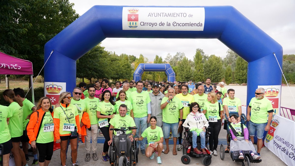 Arroyo de la Encomienda acoge la IV Carrera Inclusiva Aspaym Castilla y León por la Lesión Medular, que cuenta con el atleta olímpico palentino Óscar Husillos como embajador.