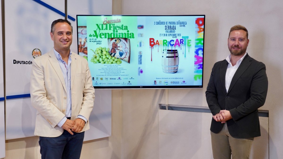 Presentación de la Fiesta de la Vendimia de Serrada (Valladolid).