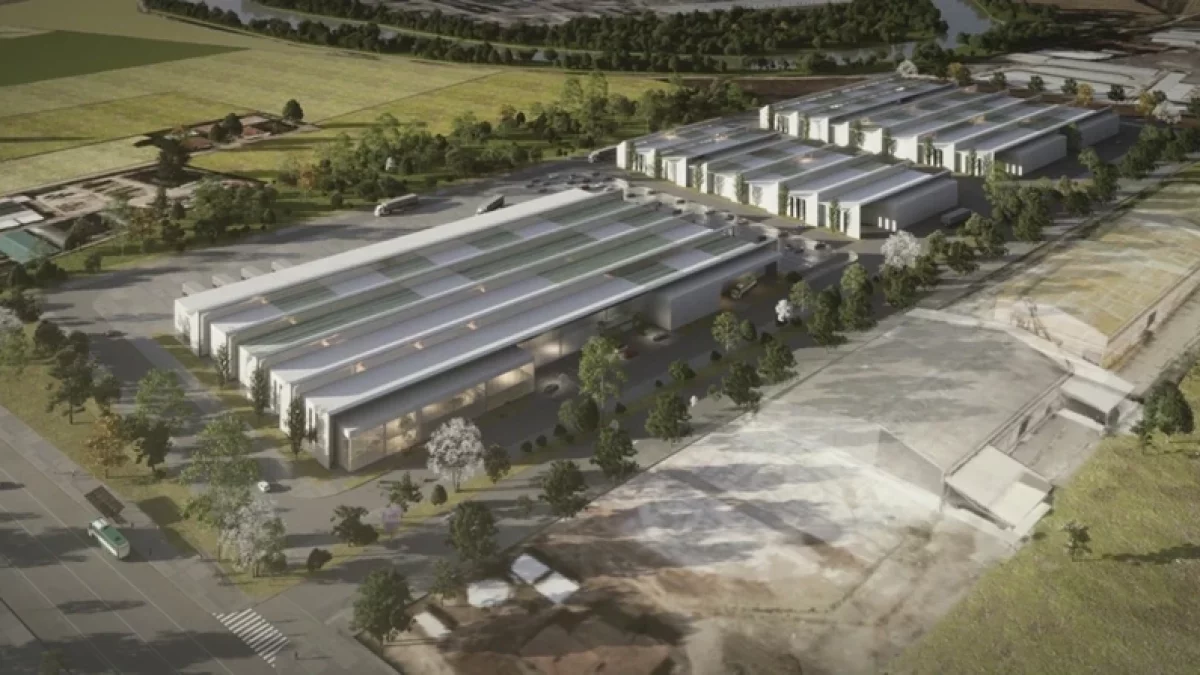 Recreación de la futura fábrica de Switch Mobility en Valladolid.