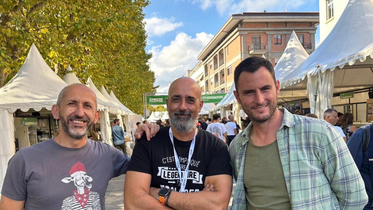 Jesús Sanz (Quesos Campoveja), Fernando Rodríguesz (Rueda Cheesemonger) y Rubén Valbuena (Granja Cantagrullas)