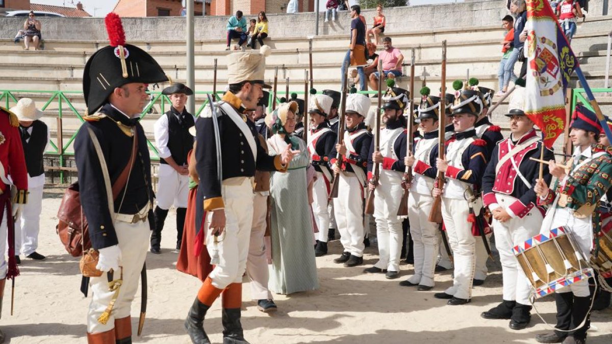 Recreación histórica de la llegada del Duque de Wellington a Boecillo
