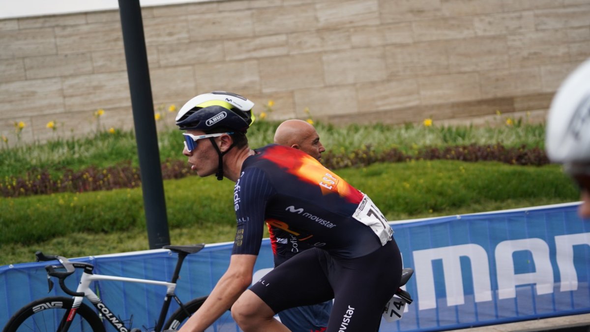 Iván Romeo, en el Mundial de Ruanda.