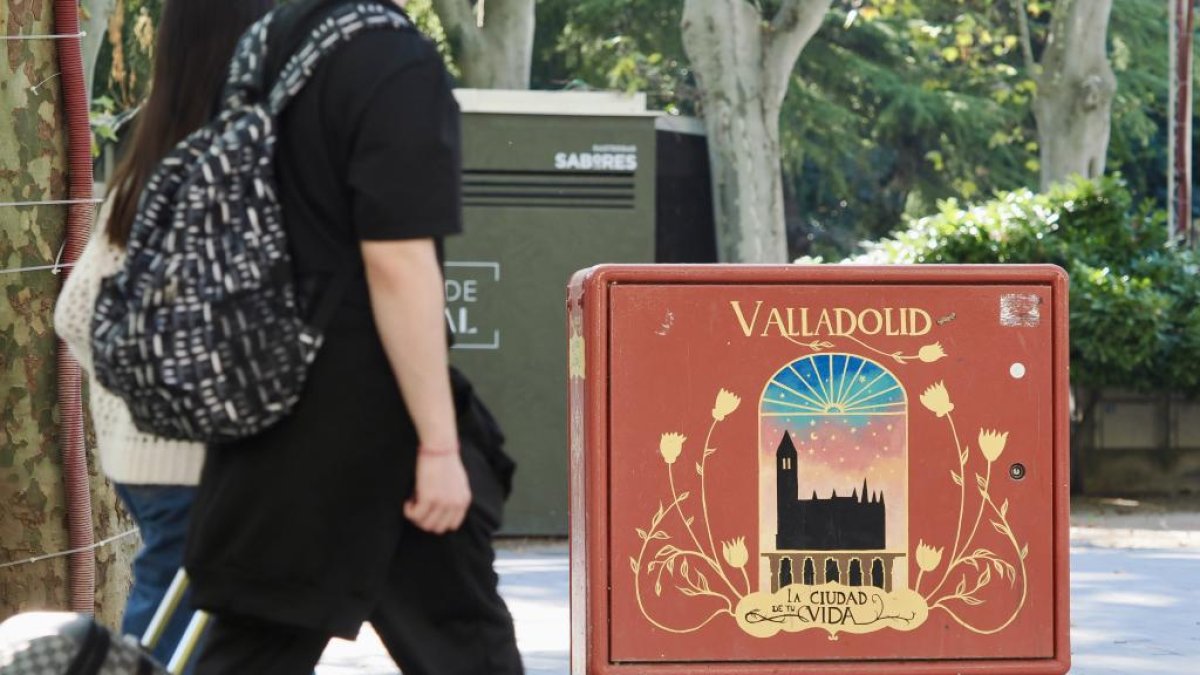 Festival Ephemera, arte urbano en la Acera de Recoletos.