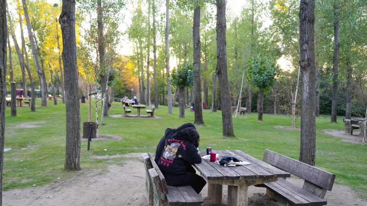 Parque Ribera de Castilla en Valladolid.