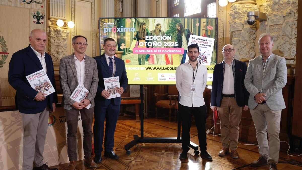 Presentación de la campaña de bonos para el comercio en otoño