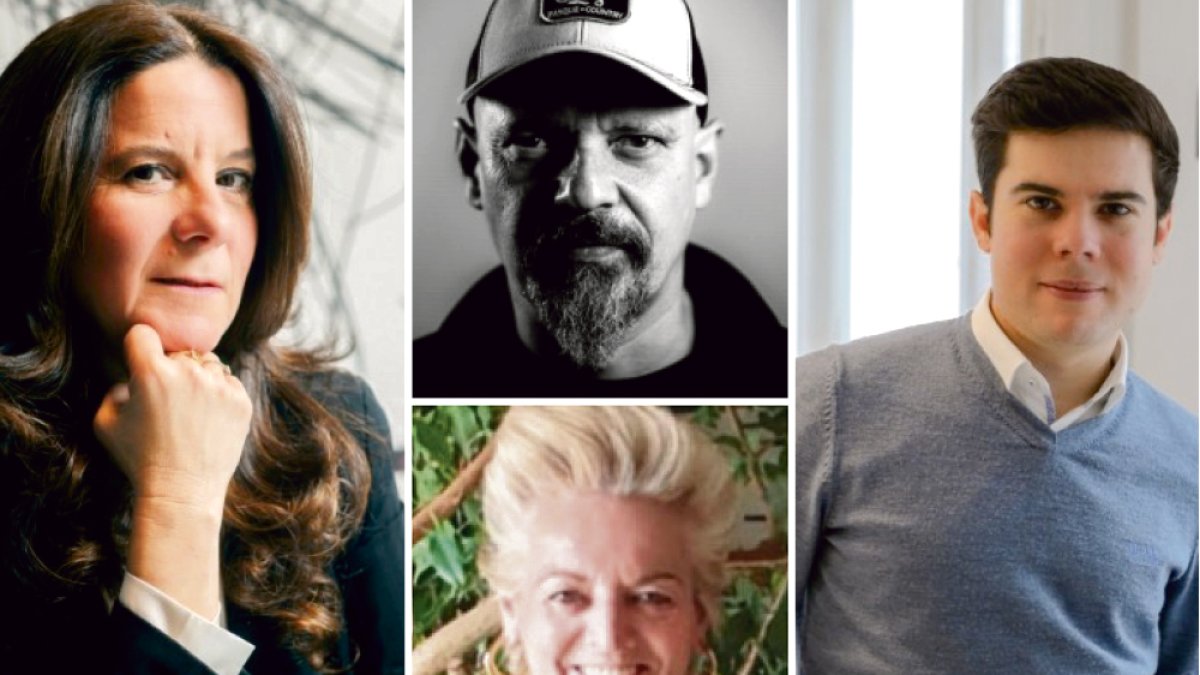 Almudena Sevilla, César Pérez Gellida, María Luisa Segoviano y Alexandre Pérez