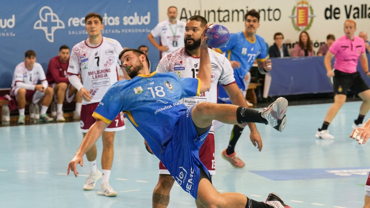 Álvaro Martínez, el pasado año con la camiseta del Recoletas.