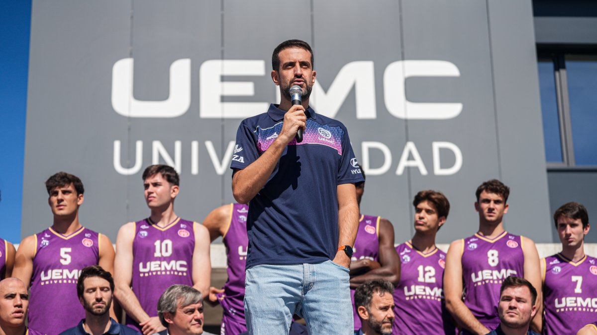 David Barrio, entrenador del  UEMC CBCV.