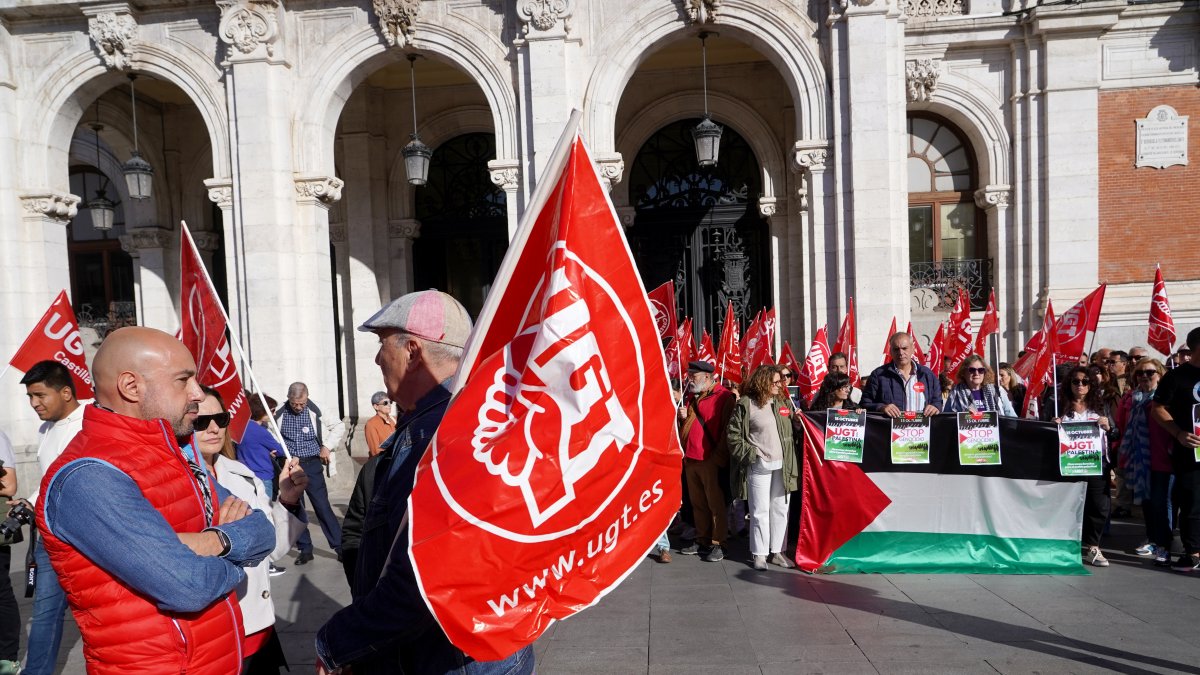 UGT se moviliza en apoyo y solidaridad con el pueblo palestino