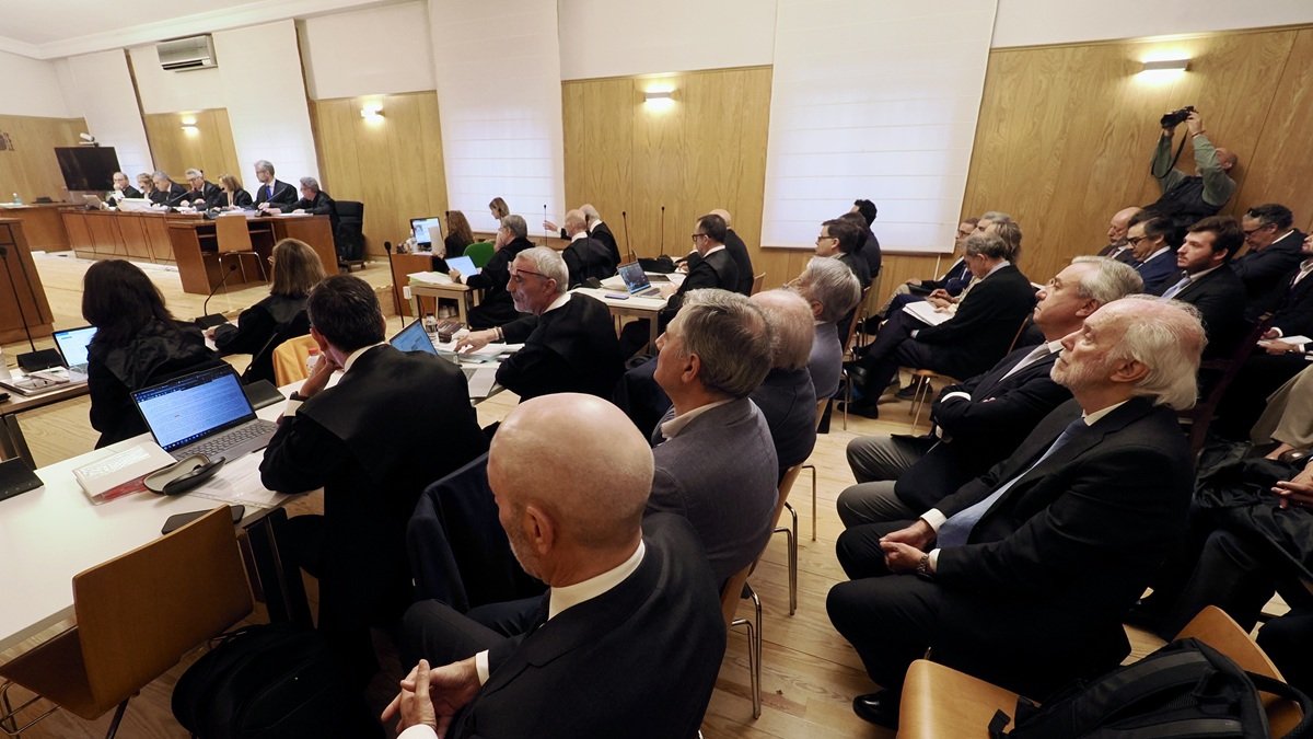 Una de las sesiones del juicio de la 'Trama eólica'.