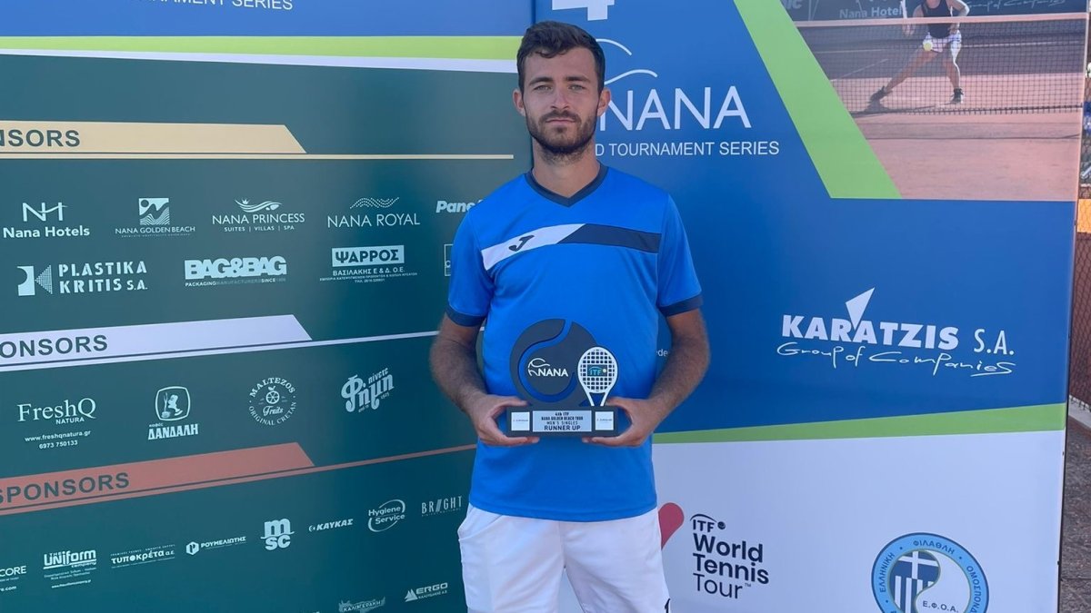 Mario González, finalista del ITF M15 Heraklion 2025.
