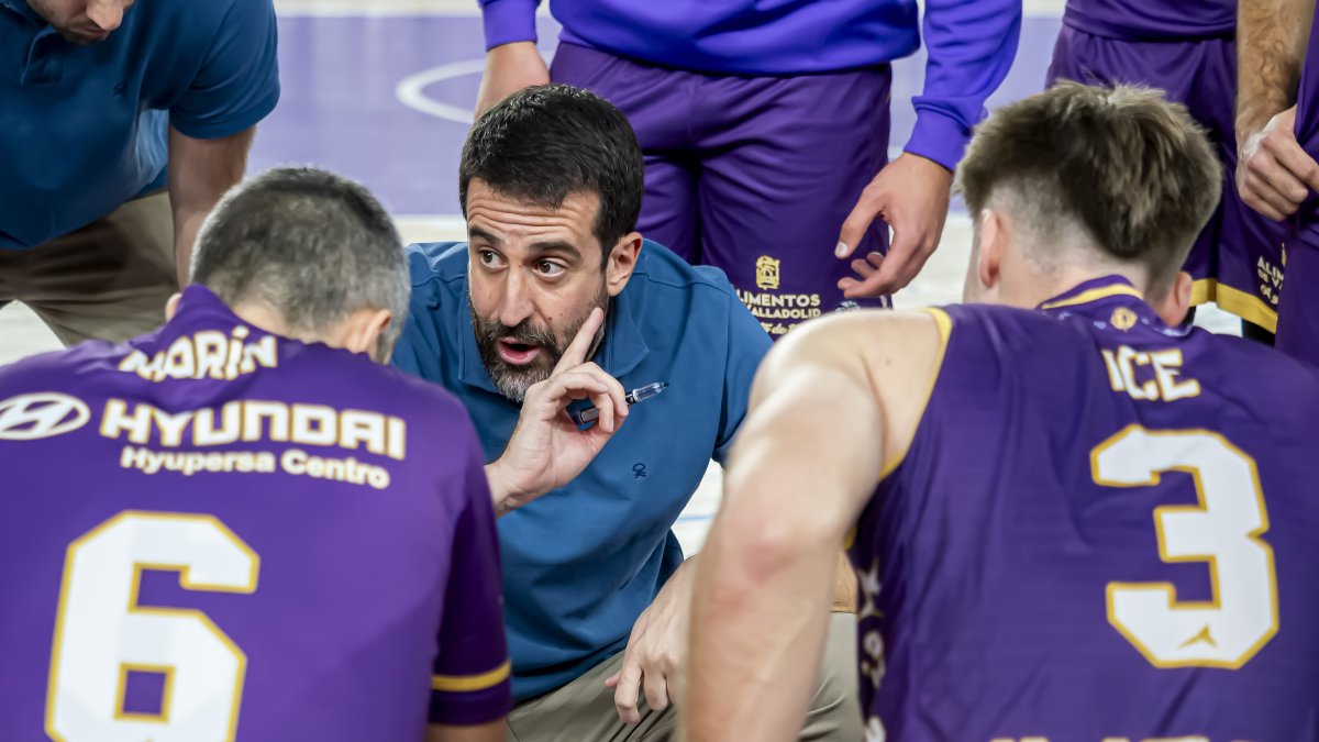 David Barrio, en un tiempo muerto.