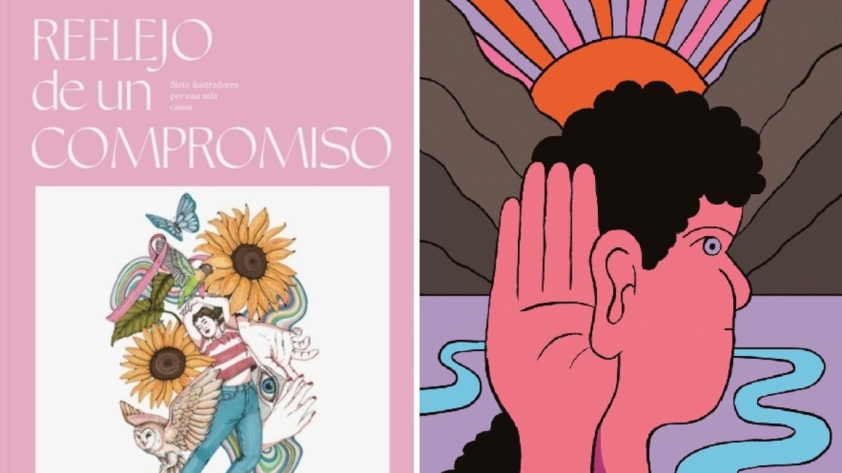 Detalle de la portada y de una ilustración de Cinta Arribas