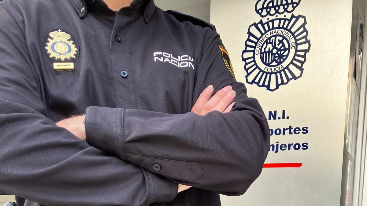 Un agente de la Policía Nacional en una imagen de archivo