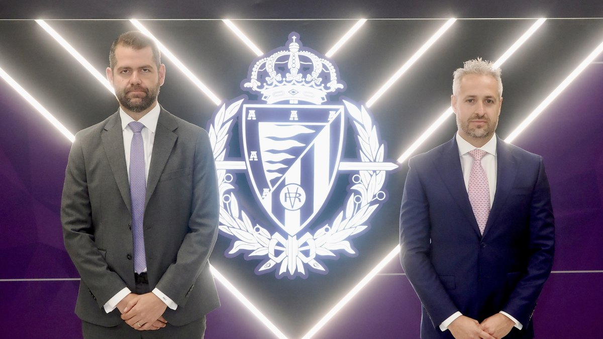 Gabriel Solares y Enrique Uruñuela, copresidentes del Real Valladolid y representantes del fondo de inversión Ignite.