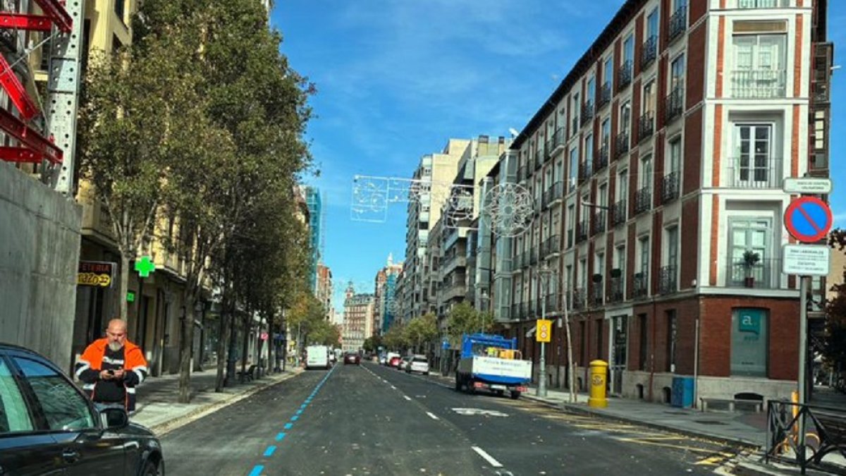 Calle Gamazo reabierta al tráfico.