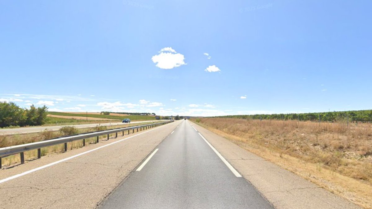 A-6 a la altura del kilómetro 167