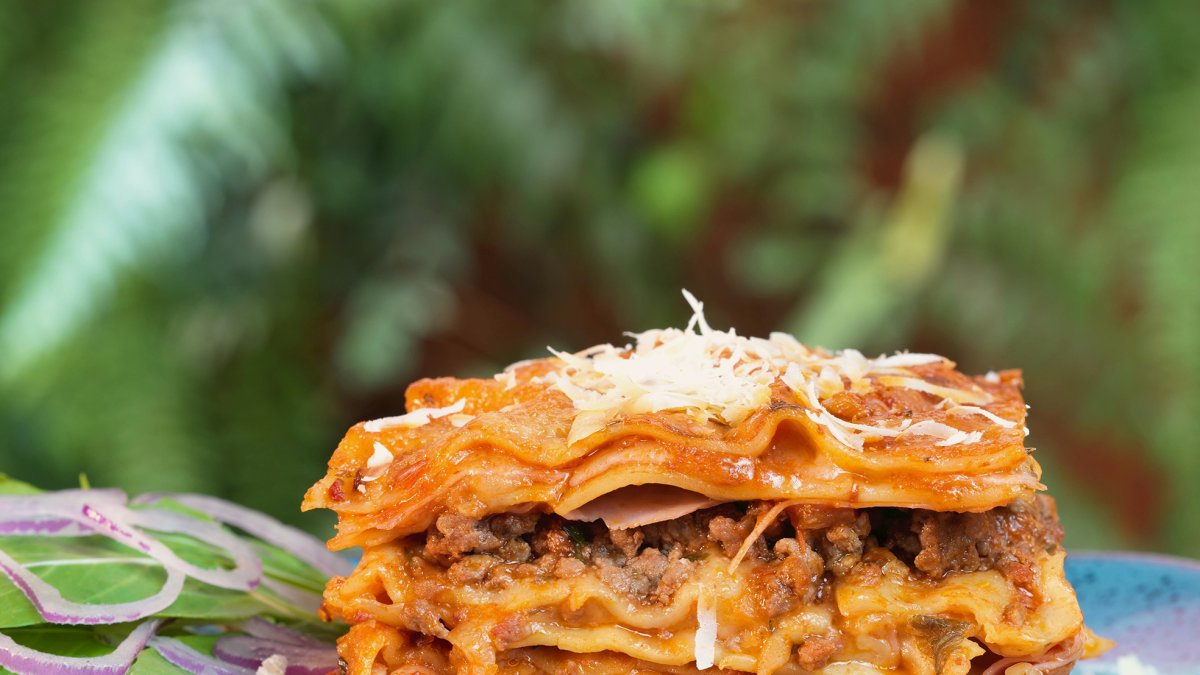 LASAÑA DE BUEY DE MAR Y PAVO