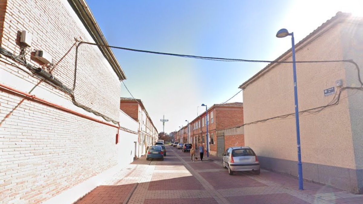 Calle Los Pedroches en Valladolid.