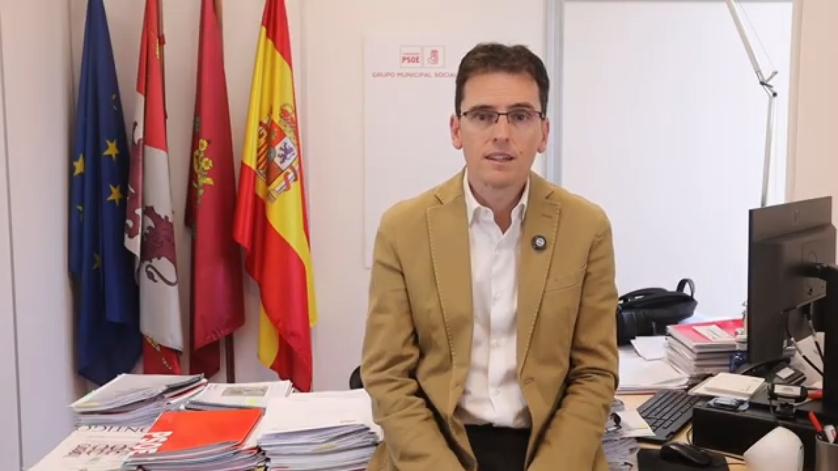 Pedro Herrero, portavoz del Grupo Municipal Socialista.