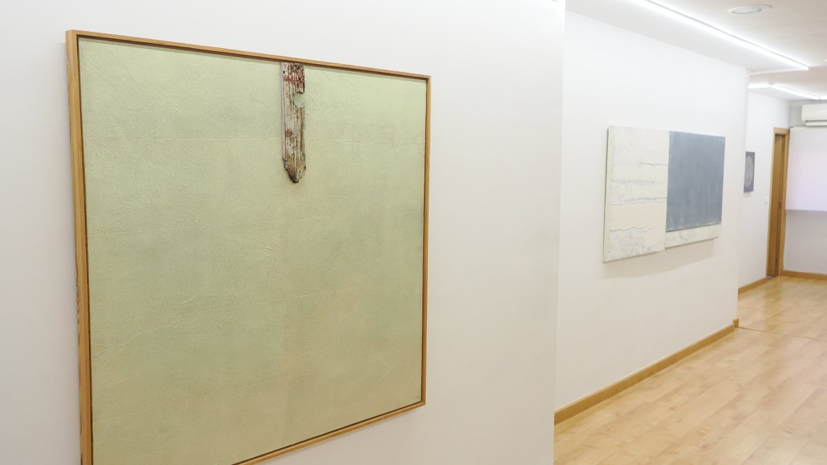 Una imagen de la exposición de homenaje a Armando Arenillas.