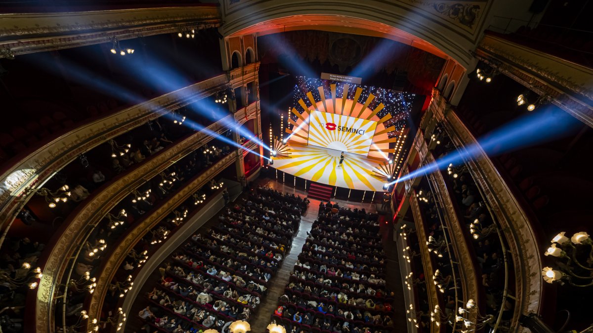 Una imagen de la gala inaugural de la 70 Seminci.