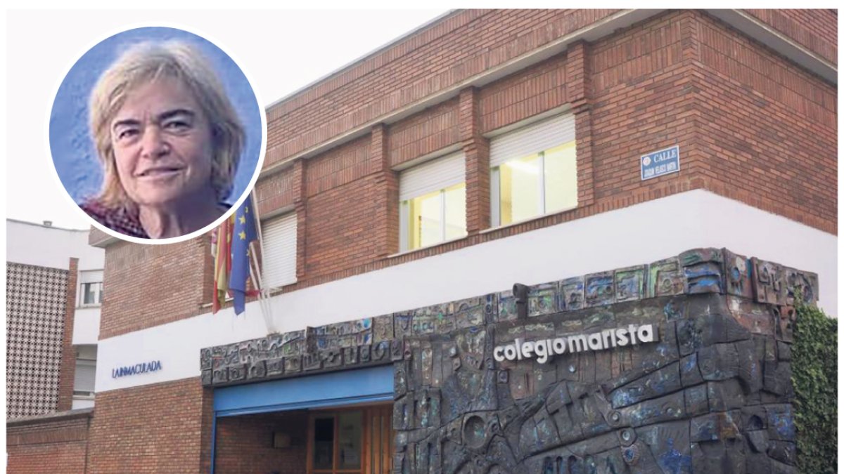 Colegio Maristas la Inmaculada de Valladolid y en miniatura Paula Alonso