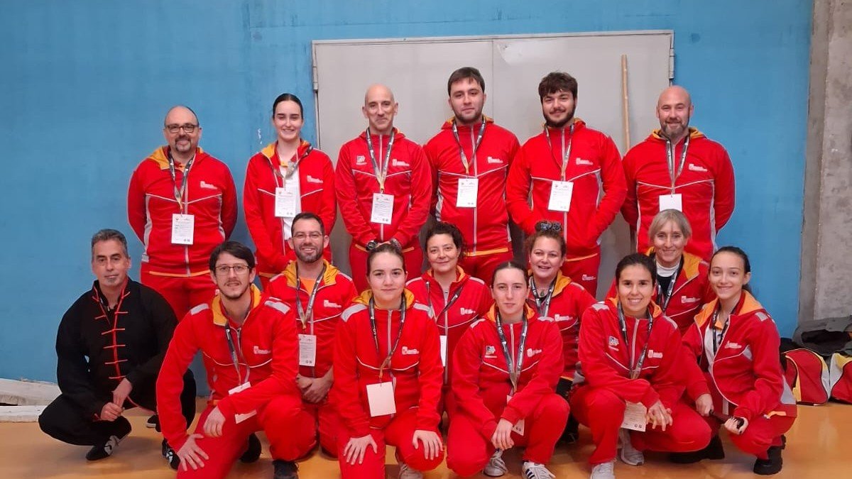 Representación de Castilla y León en el Campeonato de España de Kung Fu.