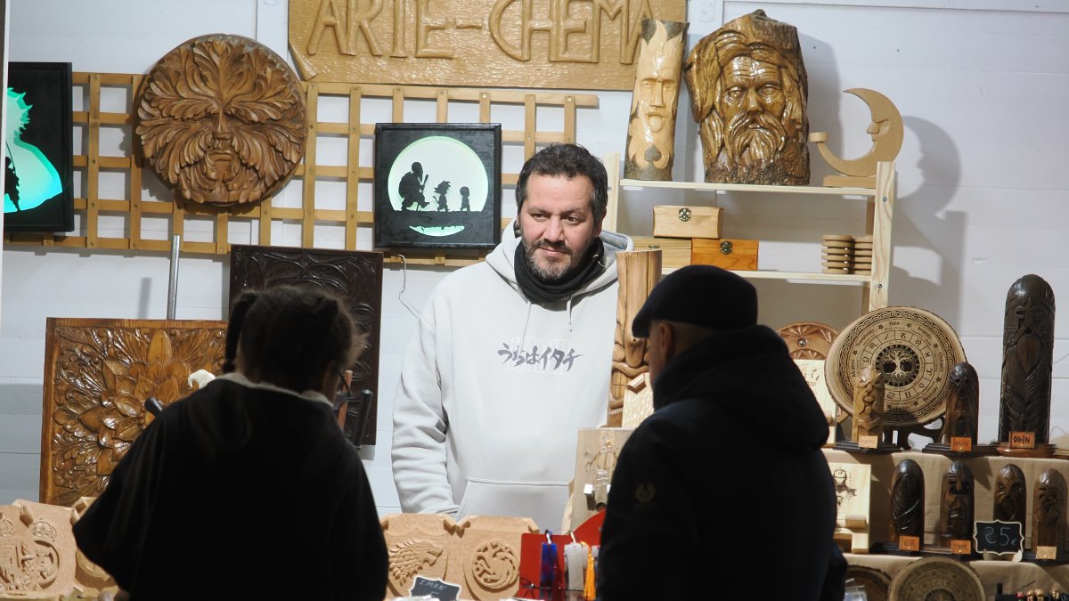 Mercado de Navidad de la Plaza Mayor.