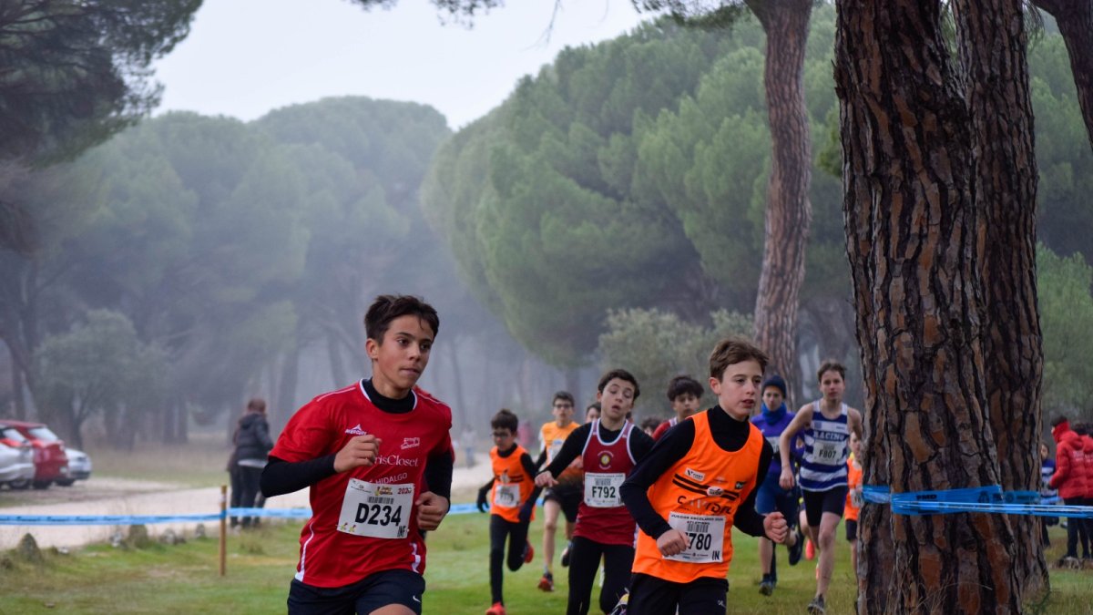 Un momento de la prueba de campo a través celebrada en Tudela de Duero.