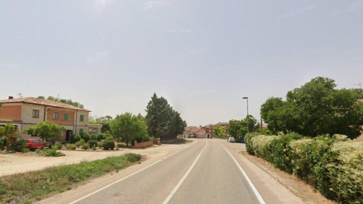 N-122 a la altura de Castrillo de la Vega