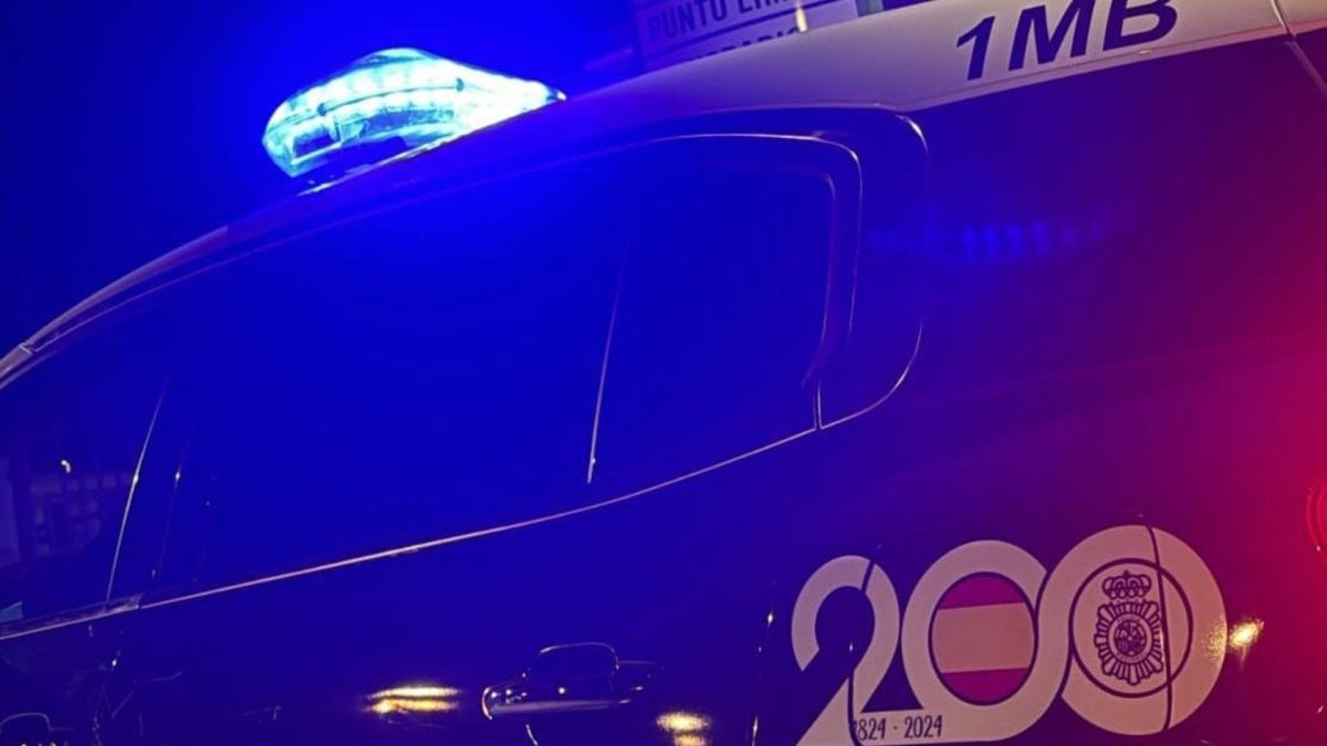 Coche patrulla de la Policía Nacional.